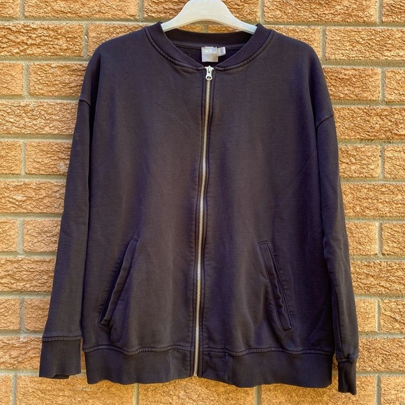 ASOS black 100% cotton light jacket - Picture 2 of 5